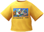 "Super Mario Bros. T-Shirt (Yellow)" Mii top part in Pikmin Bloom.