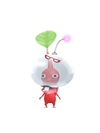 An animation of a Red Pikmin with a Koppaite Space Suit from Pikmin Bloom