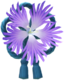 "Dianthus Flower Hairpin (Blue)" Mii hat part in Pikmin Bloom.