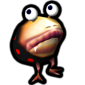The Piklopedia icon of the Dwarf Bulbear in the Nintendo Switch version of Pikmin 2.