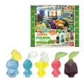 Packaging and gummy lineup featuring Ice Pikmin, Blue Pikmin, Yellow Pikmin, Red Pikmin, and Rock Pikmin.