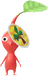A Red Special Decor Pikmin with Summer Sticker decor from Pikmin Bloom.