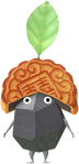 A Rock Special Decor Pikmin with Mooncake decor from Pikmin Bloom.