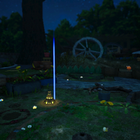 The image used to represent the night version of Meandering Slope in Pikmin 4's file select menu.