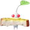 A White Bakery Decor Pikmin with Baguette (Rare) decor from Pikmin Bloom.