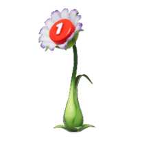 Icon for the Pellet Posy, from Pikmin 4&#39;s Piklopedia.