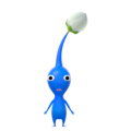 A Blue Pikmin in its bud stage.