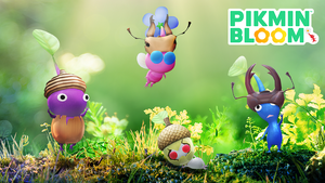 Promotional image for the 2022 Earth Day Event in Pikmin Bloom.