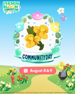 Promotional image for the August 2026 Community Day.