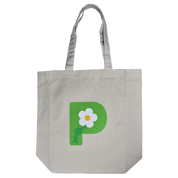 File:Pikmin Logo Collection Bag Front.png