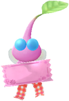 An event Winged Decor Pikmin wearing a 2023 Valentine's Day sticker.