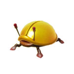 Icon for the Iridescent Glint Beetle, from Pikmin 4&#39;s Piklopedia.
