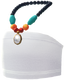 "Tube Top with Beaded Necklace (White)" Mii top part in Pikmin Bloom.