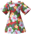 "Hibiscus Summer Dress (Red)" Mii clothing part in Pikmin Bloom.