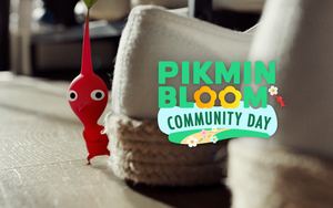Announcement image for Community Day. From the Pikmin Bloom website.