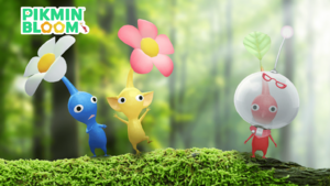 The banner image for the announcement of the Pikmin 3 Deluxe Throwback event during June and July 2023.