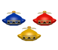Renders of each Onion color, from Pikmin's models.